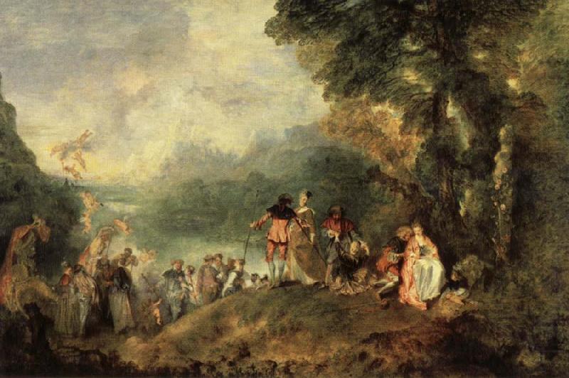 Jean-Antoine Watteau Embarkation from Cythera china oil painting image